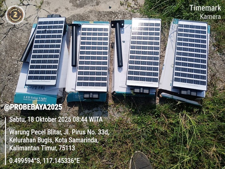 Serah Terima Pengadaan Barang Sarana dan Prasarana Sosial Budaya RT 08 – PROBEBAYA TA 2025