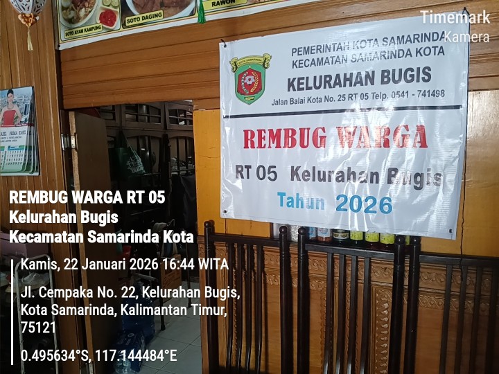 REMBUK WARGA RT. 05 PERUBAHAN PROBEBAYA 2026 KELURAHAN BUGIS