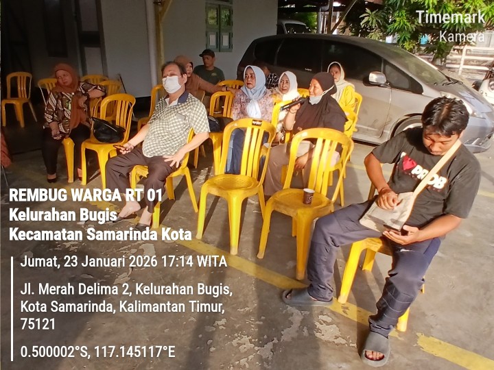 REMBUK WARGA RT. 01 PERUBAHAN PROBEBAYA 2026 KELURAHAN BUGIS