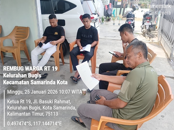 REMBUK WARGA RT. 19 PERUBAHAN PROBEBAYA 2026 KELURAHAN BUGIS
