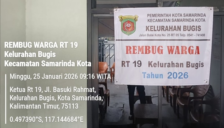 REMBUK WARGA RT. 19 PERUBAHAN PROBEBAYA 2026 KELURAHAN BUGIS