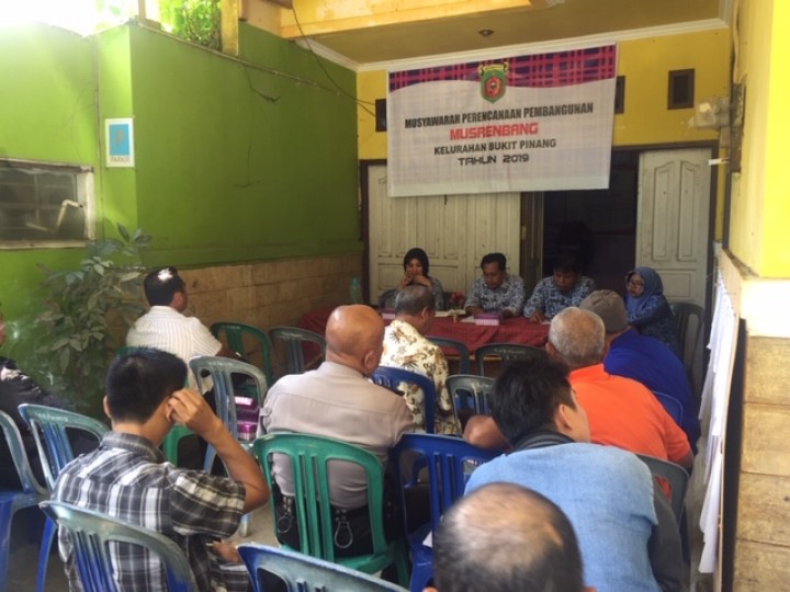 Acara Musrenbang Kelurahan Bukit Pinang Tahun 2019