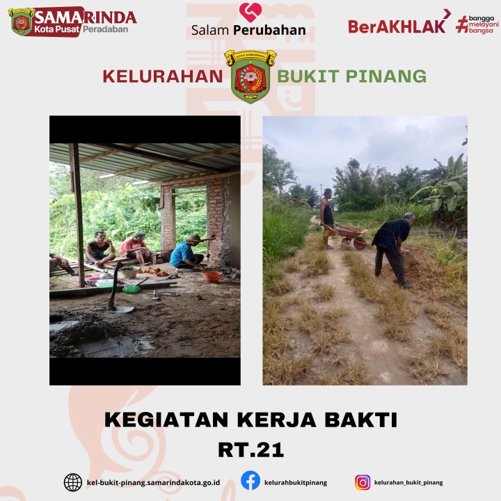 Kegiatan Kerja Bakti RT.21