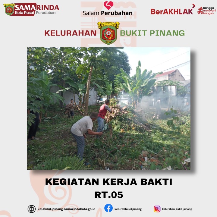 Kegiatan Kerja Bakti RT.05