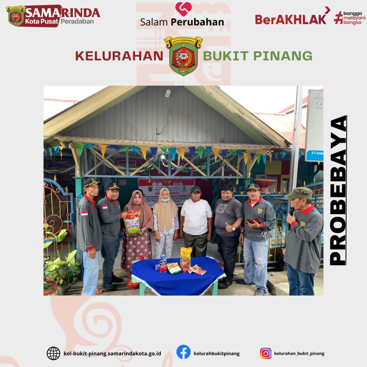 Serah Terima Bantuan Sembako Sub Kegiatan Pemberdayaan Masyarakat Tahun 2024