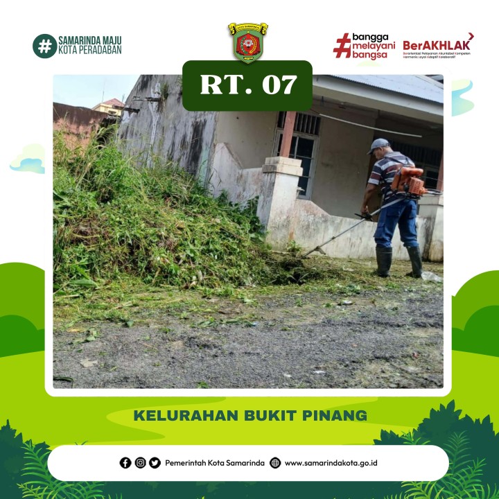 GOTONG ROYONG RUTIN (DWI MINGGUAN) RT. 07