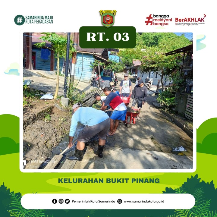GOTONG ROYONG RUTIN (DWI MINGGUAN) RT. 03