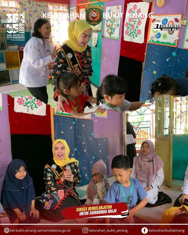 Bunda Paud Bukit Pinang Monitoring MPLS di TK-KB Plus Puri Kencana