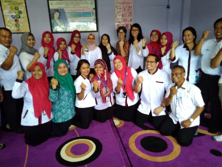 Camat Palaran, Lurah Bukuan, Tim Puskesmas Bukuan