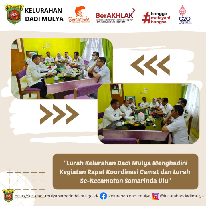 AGENDA KELURAHAN DADI MULYA BULAN OKTOBER 2023