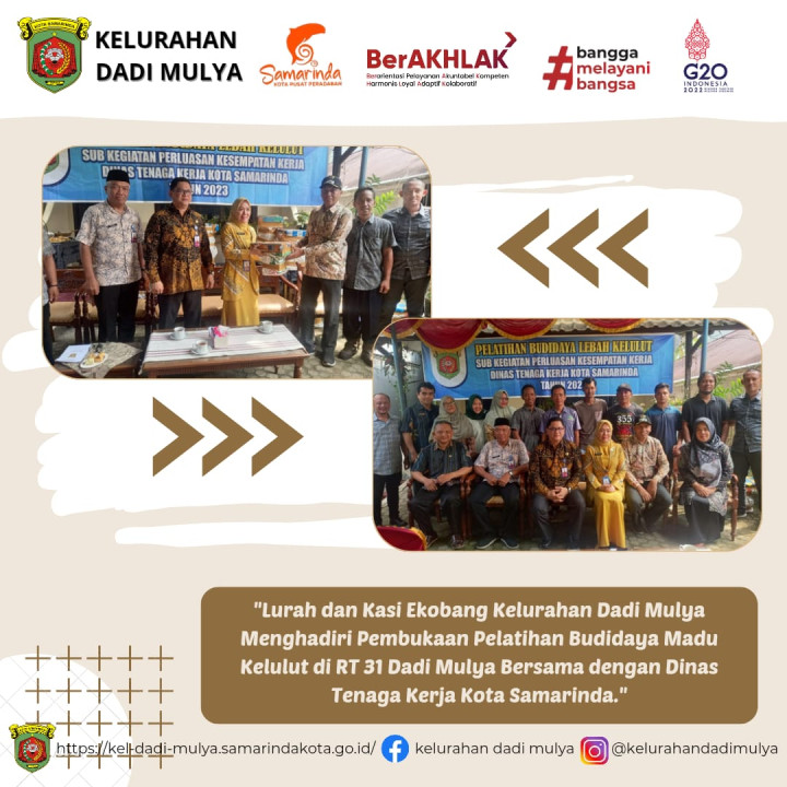 AGENDA KELURAHAN DADI MULYA BULAN OKTOBER 2023