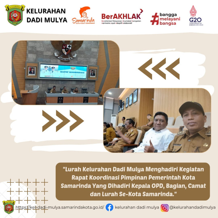 AGENDA KELURAHAN DADI MULYA BULAN OKTOBER 2023