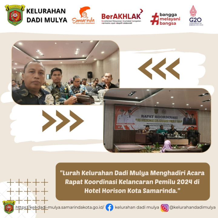 AGENDA KELURAHAN DADI MULYA BULAN NOVEMBER 2023