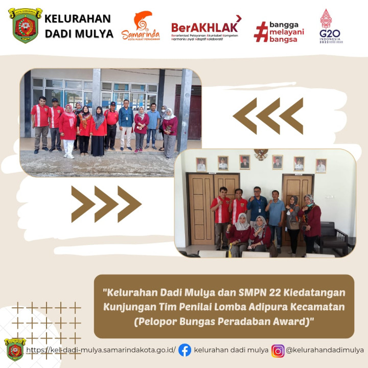 AGENDA KELURAHAN DADI MULYA BULAN NOVEMBER 2023