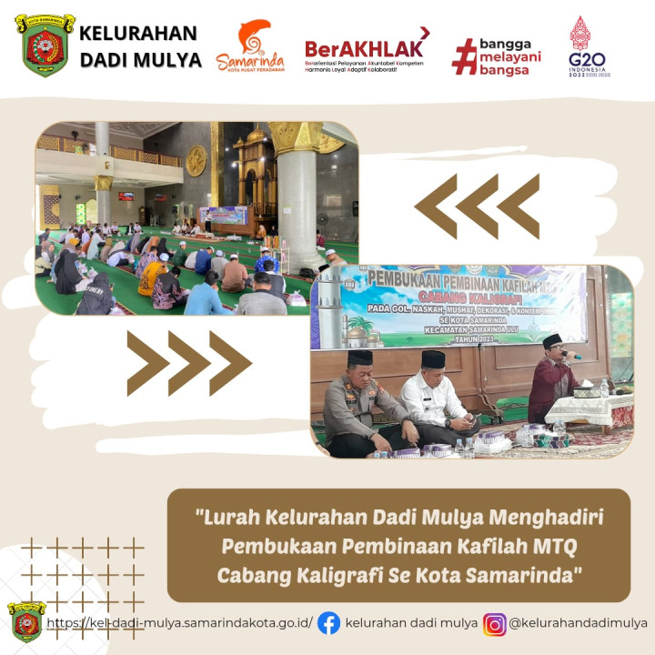 AGENDA KELURAHAN DADI MULYA BULAN NOVEMBER 2023