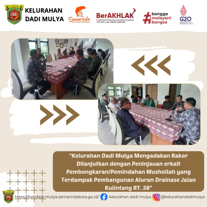 AGENDA KELURAHAN DADI MULYA BULAN NOVEMBER 2023
