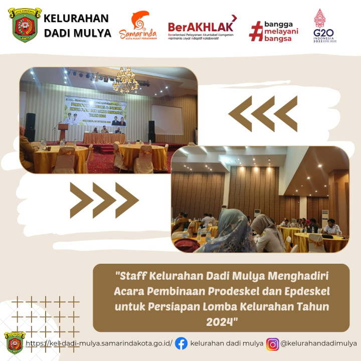 AGENDA KELURAHAN DADI MULYA BULAN NOVEMBER 2023