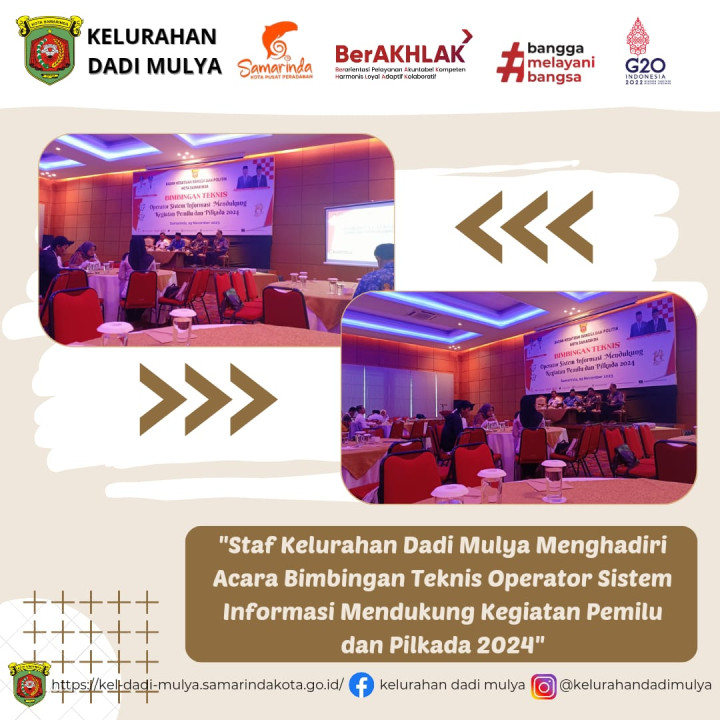 AGENDA KELURAHAN DADI MULYA BULAN NOVEMBER 2023