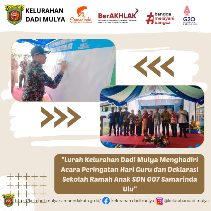 AGENDA KELURAHAN DADI MULYA BULAN NOVEMBER 2023