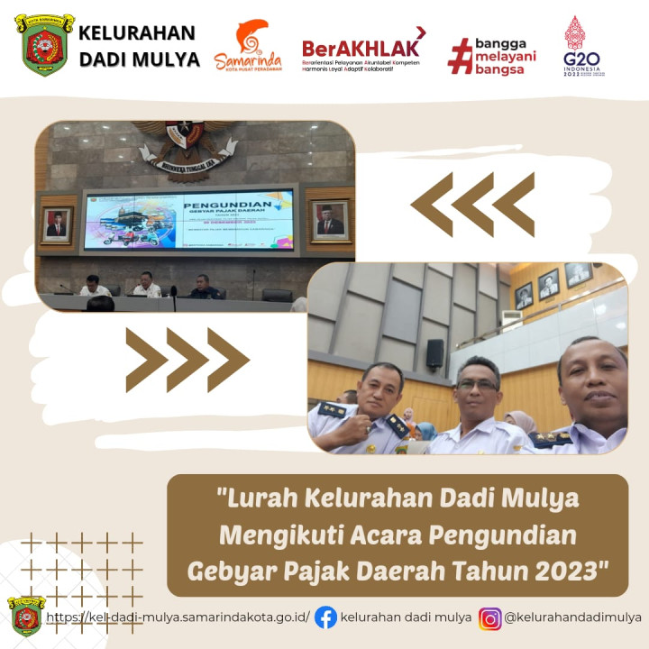 AGENDA KELURAHAN DADI MULYA BULAN DESEMBER 2023