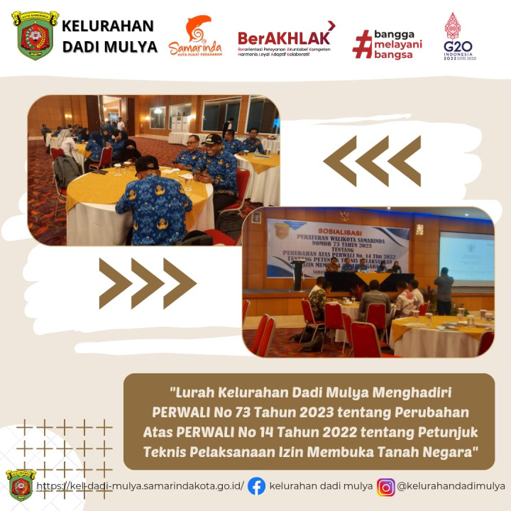 AGENDA KELURAHAN DADI MULYA BULAN DESEMBER 2023