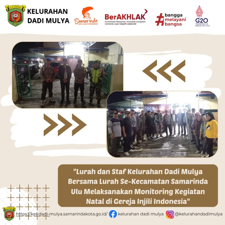 AGENDA KELURAHAN DADI MULYA BULAN DESEMBER 2023