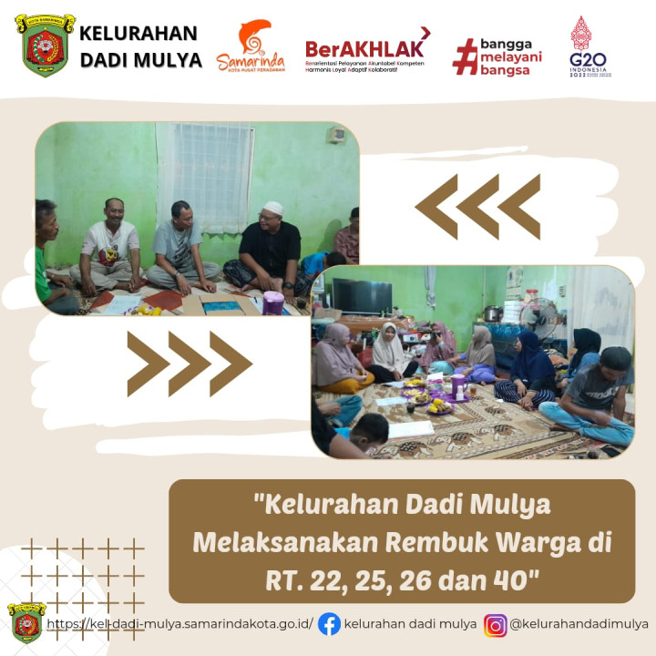 AGENDA KELURAHAN DADI MULYA BULAN DESEMBER 2023