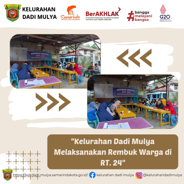 AGENDA KELURAHAN DADI MULYA BULAN DESEMBER 2023