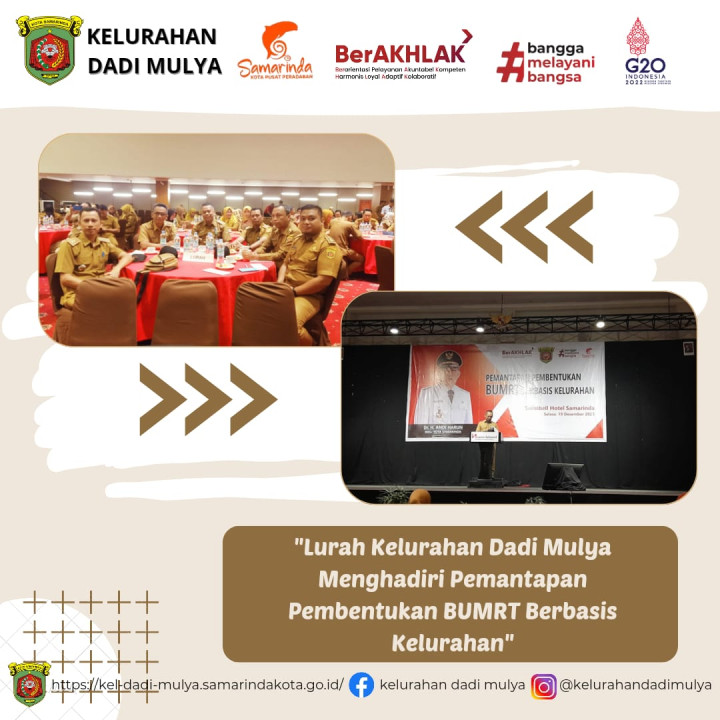 AGENDA KELURAHAN DADI MULYA BULAN DESEMBER 2023
