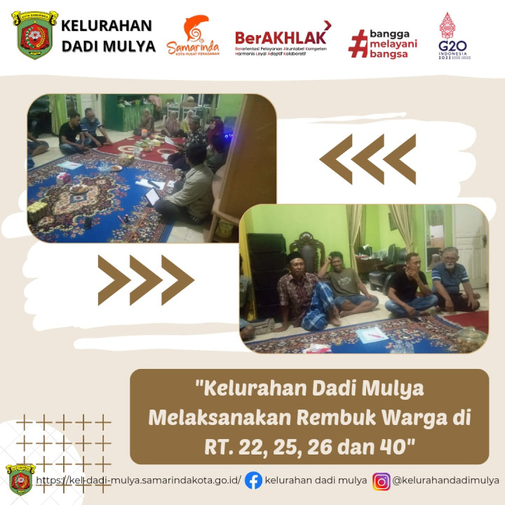 AGENDA KELURAHAN DADI MULYA BULAN DESEMBER 2023