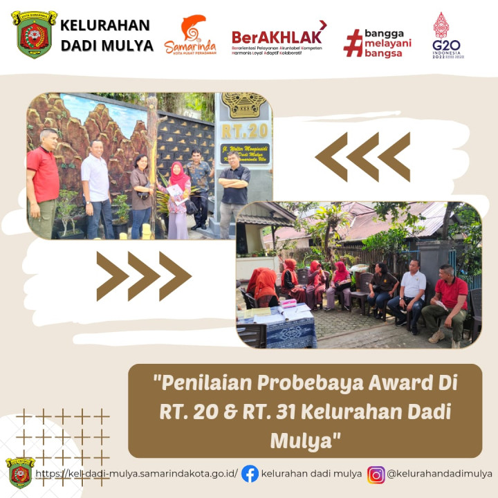 AGENDA KELURAHAN DADI MULYA BULAN DESEMBER 2023