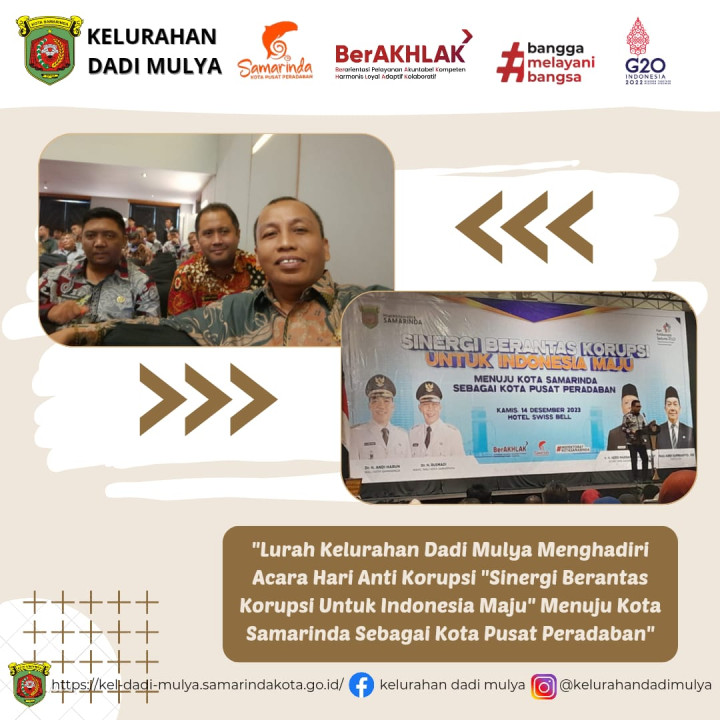 AGENDA KELURAHAN DADI MULYA BULAN DESEMBER 2023