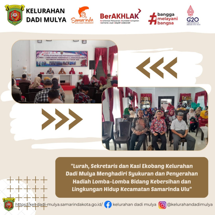 AGENDA KELURAHAN DADI MULYA BULAN DESEMBER 2023