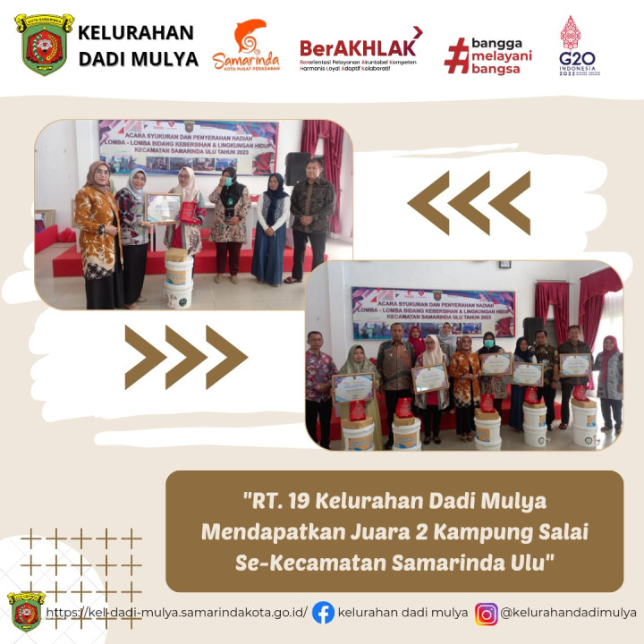AGENDA KELURAHAN DADI MULYA BULAN DESEMBER 2023