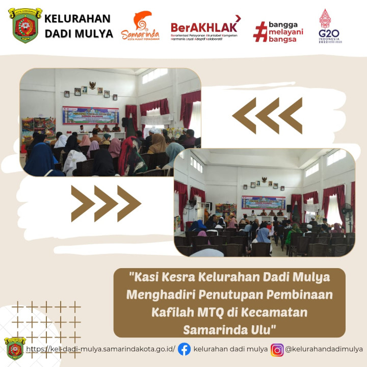 AGENDA KELURAHAN DADI MULYA BULAN DESEMBER 2023