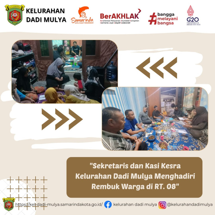 AGENDA KELURAHAN DADI MULYA BULAN DESEMBER 2023
