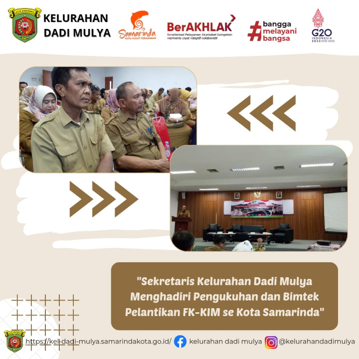 AGENDA KELURAHAN DADI MULYA BULAN DESEMBER 2023