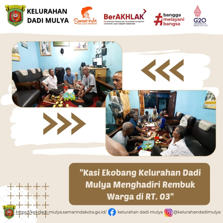AGENDA KELURAHAN DADI MULYA BULAN DESEMBER 2023