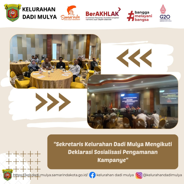 AGENDA KELURAHAN DADI MULYA BULAN DESEMBER 2023