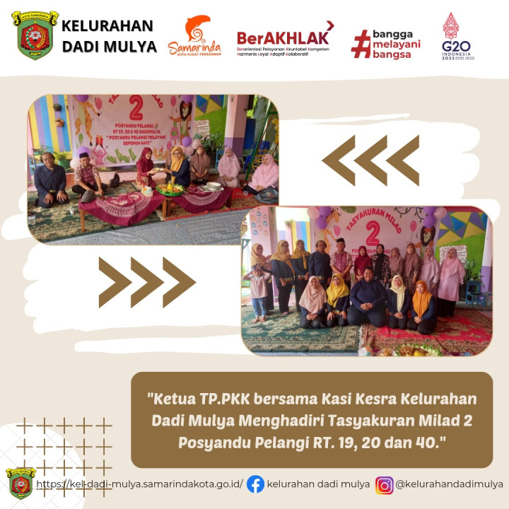 AGENDA KELURAHAN DADI MULYA BULAN DESEMBER 2023