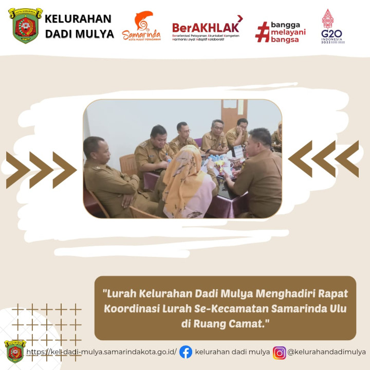 AGENDA KELURAHAN DADI MULYA BULAN DESEMBER 2023