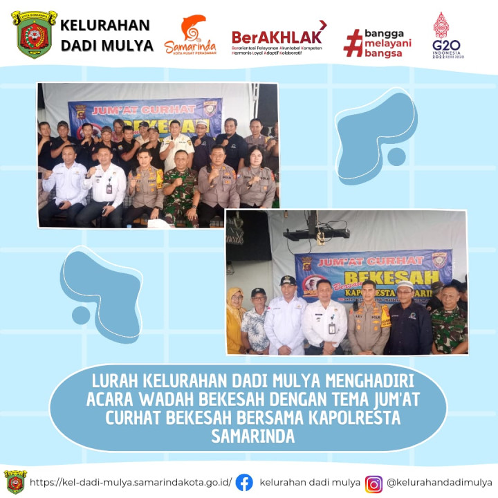 AGENDA KELURAHAN DADI MULYA BULAN JANUARI 2024