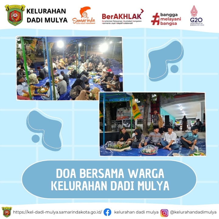 AGENDA KELURAHAN DADI MULYA BULAN JANUARI 2024