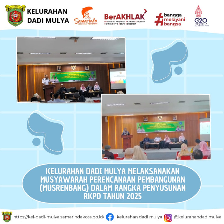 AGENDA KELURAHAN DADI MULYA BULAN JANUARI 2024