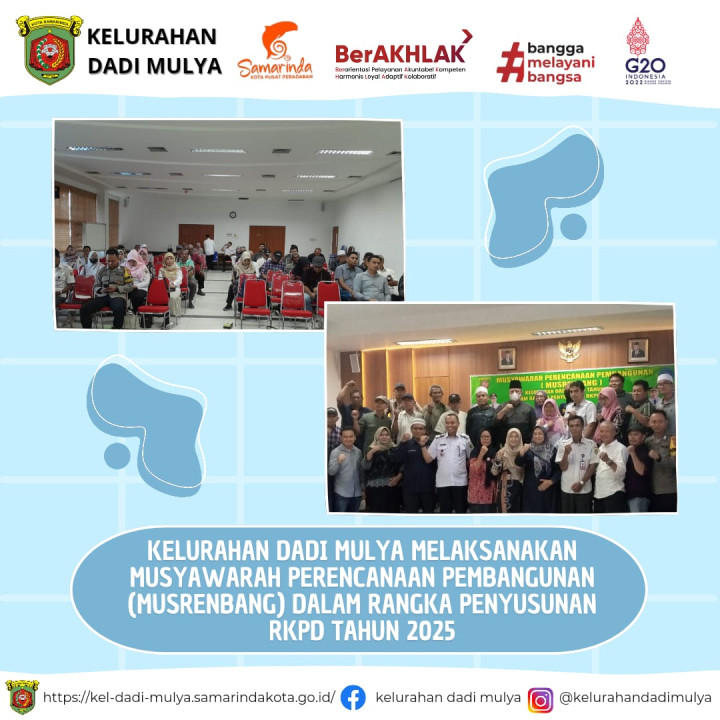 AGENDA KELURAHAN DADI MULYA BULAN JANUARI 2024