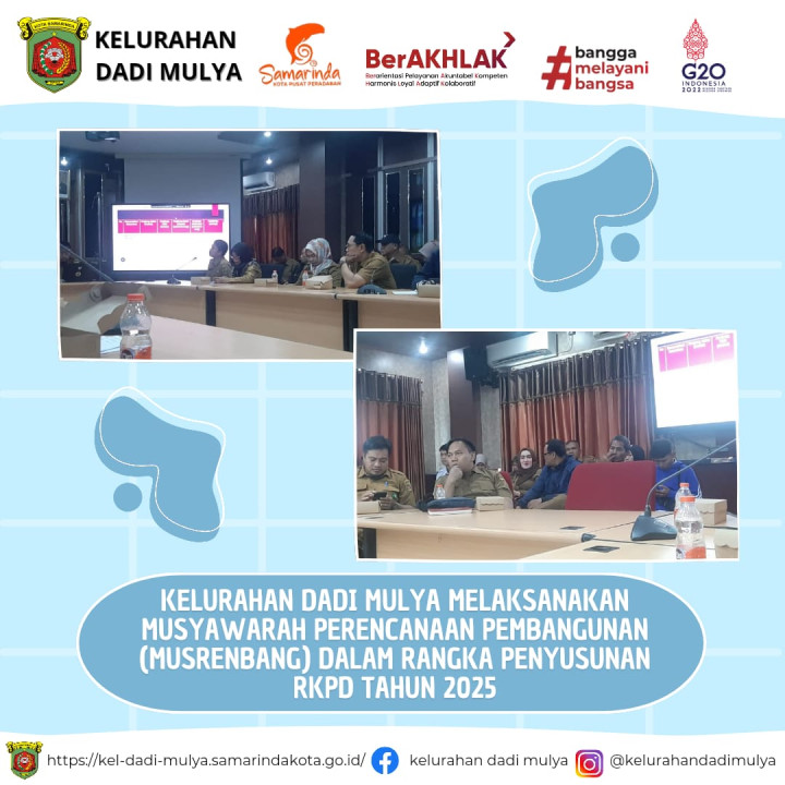AGENDA KELURAHAN DADI MULYA BULAN JANUARI 2024