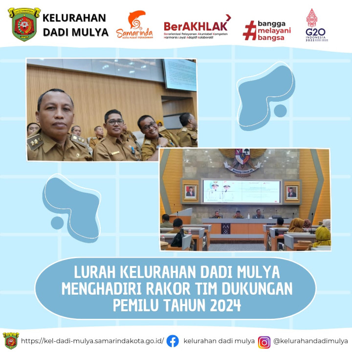 AGENDA KELURAHAN DADI MULYA BULAN JANUARI 2024