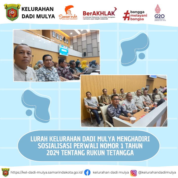 AGENDA KELURAHAN DADI MULYA BULAN JANUARI 2024
