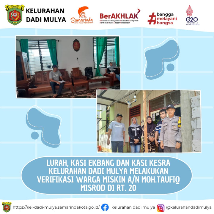 AGENDA KELURAHAN DADI MULYA BULAN JANUARI 2024