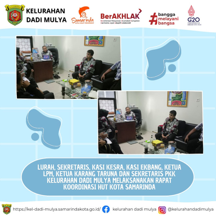 AGENDA KELURAHAN DADI MULYA BULAN JANUARI 2024
